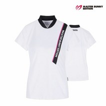 마스터바니에디션 골프 masterbunnyedition여성 슬릿넥 반팔 이너티셔츠 M42102TI063_WH, 001, WH