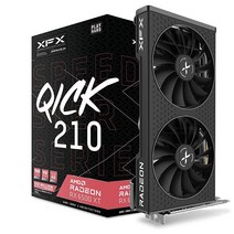 Speedster QICK210 라데온 RX 6500XT 블랙 게이밍 그래픽 카드 4 GDDR6 HDMI AMD RDNA 2 RX65XT4DBDQ 포함, RX 6500 XT