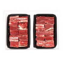 미국산 초이스 LA찜갈비 기름제거 800g 2팩 총 1.6kg 트레이포장