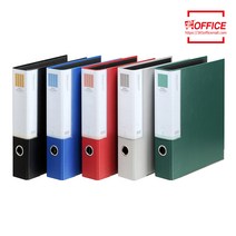 [홈앤스쿨] 문화산업 B849-7 이코노웹 합지 3공 D링 바인더 5cm, 적색