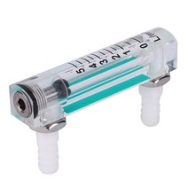 M2EE 범용 1-5LPM/Min LZQ-1 가스 공기 산소 유량계 Rotameter 밸브 70mm 호스 바브 압력 0.1Mpa, 한개옵션0