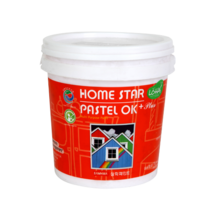 삼화 홈스타파스텔OK플러스 반광 1L 0.4L 친환경 목재 철재 몰딩 방문 페인트하다, 블랙