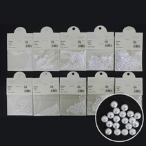 반 진주 파츠, 반진주 화이트 1.5mm, 수량