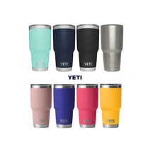 예티 램블러 20oz 30oz 591ml 887ml 대용량텀블러 캠핑텀블러 8종, 블랙