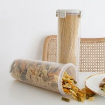 코멕스 밀폐용기 파스타보관용기 1.3L 2P세트 면보관통 국수 스파게티 시리얼 냉장고보관용기, 없음