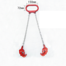 드럼 집게 홀더 드럼통 클램프 리프트 기어 체인 펜치, 4클로 오일 드럼 리프팅 펜치