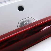 [차랑] 기아 K8 GL3 트렁크버튼 메탈 커버 포인트 몰딩 플레이트 알루미늄 튜닝 인테리어 차량용품, 실버 트렁크버튼