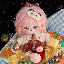 20cm 귀여운 무속성 솜인형 머리핀 장식 아이돌 애착인형 여자친구 아이선물, A.라임 누드, 20cm 골격 없음cm