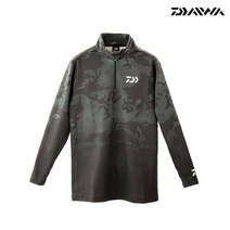 다이와 낚시복 매직 하프지퍼 셔츠DE-33009 블랙카모, 블랙카모L-009181