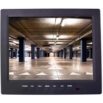 8인치 CCTV 모니터 VGA HDMI AV BNC USB 오디오 인/아웃 포트가 있는 TFT LCD 보안 스크린 내장 스피커, 02 9.7 inch