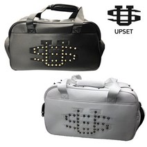 업셋 UPSET 프리미엄 스터드 보스턴백, 화이트