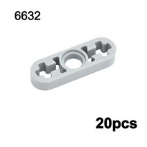 레고 닌자고 시티 빌딩 블록 DIY 샤프트 구멍이 있는 얇은 팔 호환 조립 입자 99773 6632 32056 32017 Ledu, 06 6632 20pcs