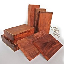 HQ T2 DIY 재료 2-5.5CM 두께 아프리카 흑단 로즈 우드 목재 로그 나무 블록 덩어리 맞춤 제작 로즈우드, 8X8X2.5CM