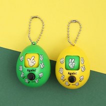 욜케이유 미니 게임기 가위 바위 보 장난감 술자리 보드 학습발달, 옐로우