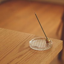 플랫 버너안경 향 버너 진정 아로마 베이스 스토리지 스퀘어 라운드 플레이트 미적 홈 오피스 장식 액세서, 01 Round