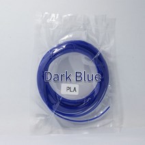 Pla 1.75mm 필라멘트 인쇄 재료 플라스틱 3d 프린터 압출기 펜 액세서리 10 미터 블랙 화이트 레드 컬러 풀 레인보우, 진한 파란색