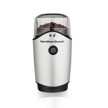 해밀턴비치 4.5oz 전기 커피 그라인더 향신료 등 스테인리스 스틸 블레이드 실버 80350RV