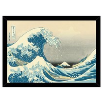도레미그림 [호쿠사이 - 가나가와 큰 물결] A3 그림액자 인테리어액자 인테리어소품 (가나가와 큰 파도 - 우키요에)