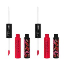 Rimmel 림멜 프로보칼립스 16HR 키스 프루프 립 컬러 키스 미 유 풀 2팩 립스틱