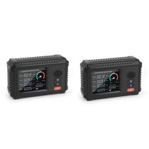가스감지기 2X TVOC HCHO CO2 PM2.5 Digital LCD Formaldehyde Detector Portable Home Air Quality Meter, 한개옵션0