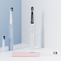 음파 전동칫솔 진동 치아관리 교정 양치 구강세정기 잇솔 이닦기, 화이트