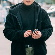 남여공용 스마트 발열 후리스 비송플리스 뽀글이 후드집업