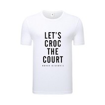 티셔츠 상의 속건 조코비치 테니스 화이트 반팔