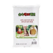 화분월드 숲속애 미송 펠렛 고양이 모래, 20kg, 3개