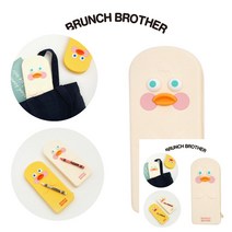 로마네 브런치브라더 덕 실리콘 펜케이스 백덕 고등학생필통 성인필통 펜파우치 직장인필통 대학생필통 필통 펜