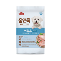 대한사료 홈앤독 어덜트 3kg 강아지사료 개사료 곰표사료, 1개