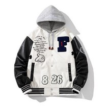 MK8017 가죽자켓 캐주얼 후드 야구점퍼 봄가을