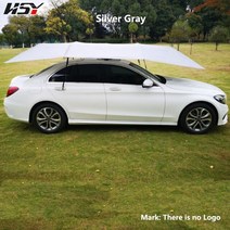 카텐트 카니발 스타렉스 쏘렌토 싼타페 suv 차량용 도킹 차박텐트 96, 세미 실버 그레이