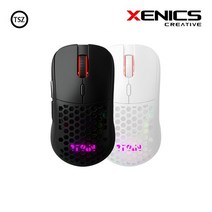 제닉스 (14시까지 주문시 오늘출발) 제닉스 TITAN GX AIR 타공 무선 게이밍 마우스, 블랙