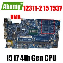 Dell Inspiron 15 7000 7537 노트북 마더 보드 12311-2 CN-0K58JN 02KN1H 메인 i5 i7 4 세대 CPU w/ GT750M, 02 UMA i7-4th Gen