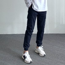 면 스판 카고 조거 팬츠 빅사이즈까지 4color