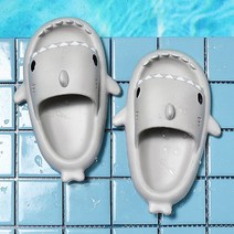 유블리 아동 귀여운 상어 입체 캐릭터 실외 실내 욕실화 층간소음방지 슬리퍼 더샤크