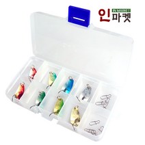 트라우트스푼7 송어 산천어 스푼 세트 겨울 얼음 낚시, 트라우트스푼7 1.5g 미늘