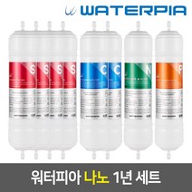 워터피아 나노케어 정수기필터 세트 [11인치], 02_2_11인치_양방향_나노필터_1년세트