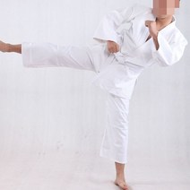 유도복 태권도 도복 선수용 주짓수 합기도 무도복 성인 순수 면 가라데 쿵푸 유니폼 의류 정장 무술 의상 흰색