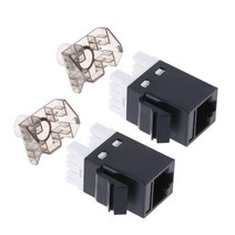 CAT6 RJ45 END END CAT6 커넥터 CAT6 RJ45 커넥터 이더넷 케이블 크림프 연결, 1개