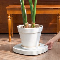 이동식 화분 받침대 바퀴 달린 대형 공기청정기 받침 225mm, [리퍼]그레이