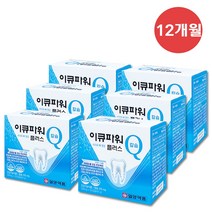 일양약품 치아칼슘 프로폴리스 리소짐 옥수수수염추출물 이큐파워플러스 120캡슐, 6박스 12개월, 6개, 120정