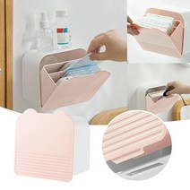 벽걸이 화장실 생리대 수납함 코튼 메이크업 리무버 타월 워머 스파 # t2g, 01 C