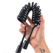 욕실 베란다 청소 세척 스프링 코일 호스 블랙