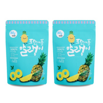 엠제이푸드 파인애플 말랭이 건과일, 40g, 12개
