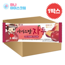 해태 아이스팜 자두 아이스크림 40개입 자두맛 과일 간식용 옛날아이스크림, 40개, 70ml