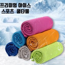 건식 쿨타올 스포츠 쿨링 등산 땀수건 쿨수건, 블루