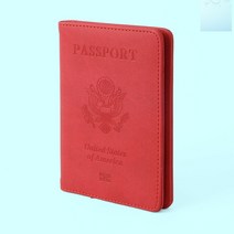 SOCEAN PU 가죽 여권 지갑 패스포트 커버 레드 티켓 지갑 여권 수첩 패스포트백 항공권 케이스 소형 사각 파우치 비자 통행권 패스포드백 신분증 카바 PVC 카드 지갑