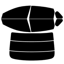 로톰 SM7 측후면 썬팅필름 DIY 셀프 열차단 썬팅지, SM7 2세대 (11-19), RTF-4S 25 (연함), 르노삼성