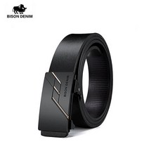 [바이슨데님] 남자 수제 가죽 버클 정장 캐쥬얼 자동벨트 허리띠 혁띠 N71581